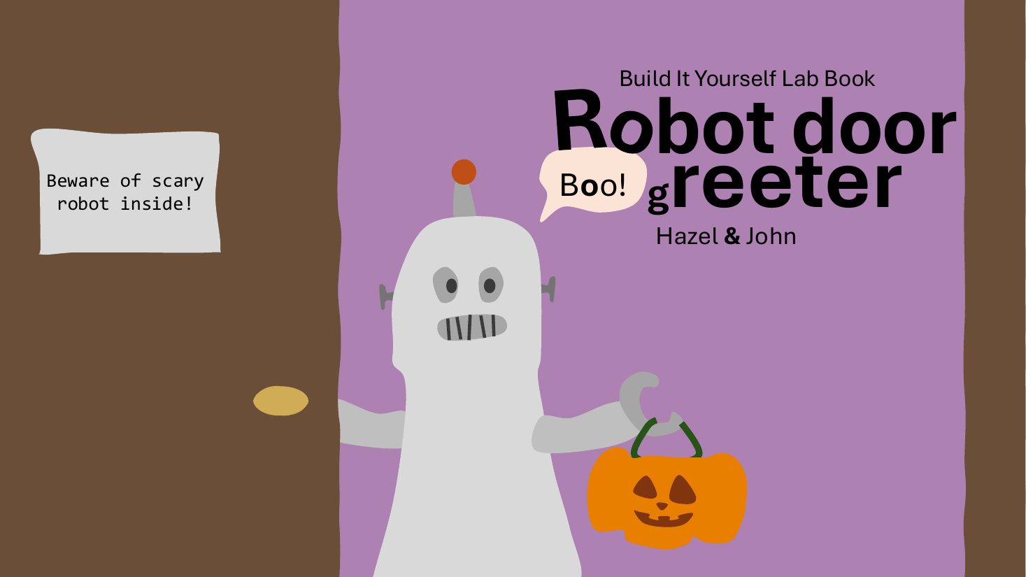 Slide 1 of Robot Greeter lab book
