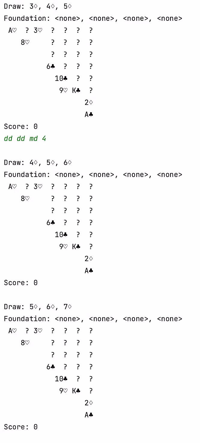 Klondike Game Runthrough