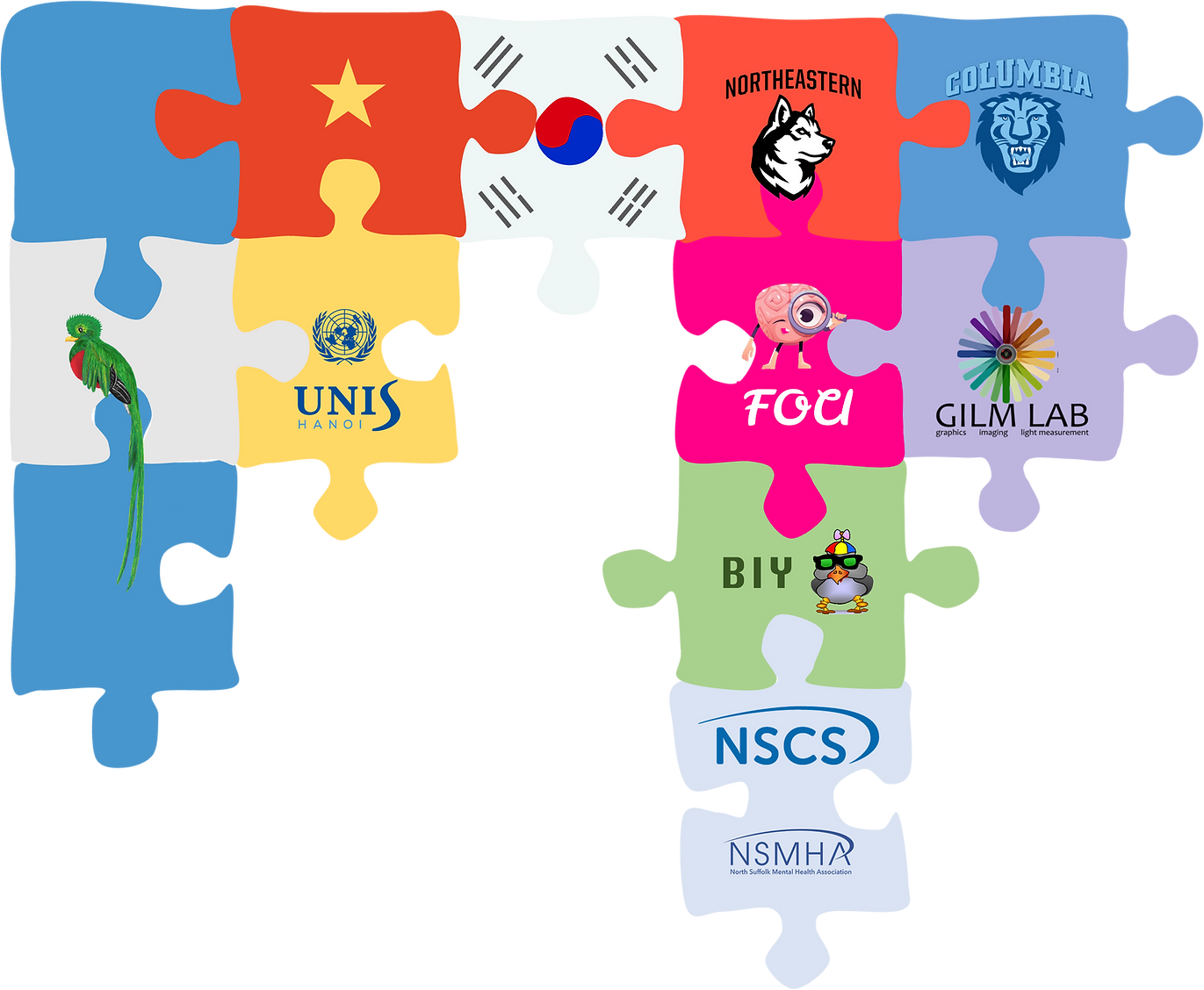 Puzzles with background info